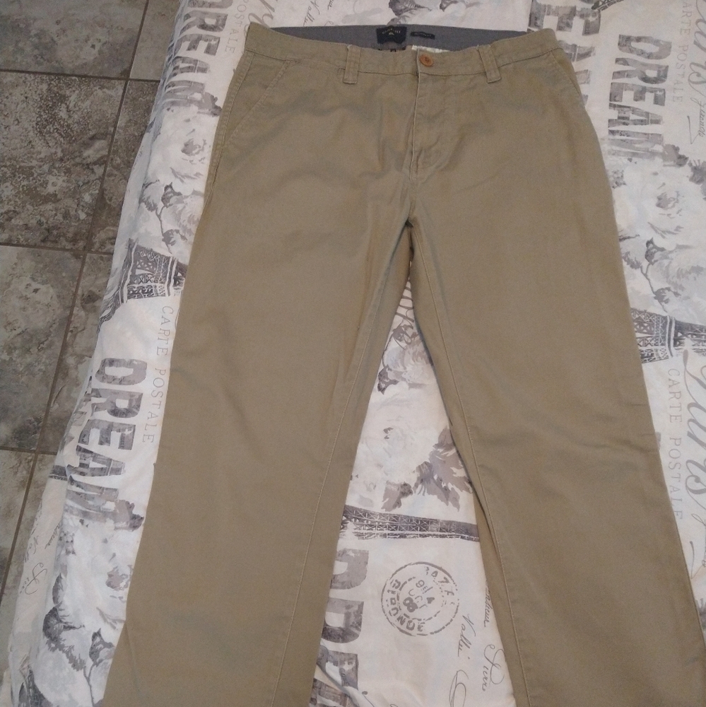 Quiksilver Tan Chino Pants Casual Style